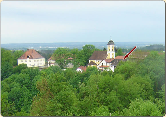 Die Burg Mitterfels und die Sankt Georgskirche